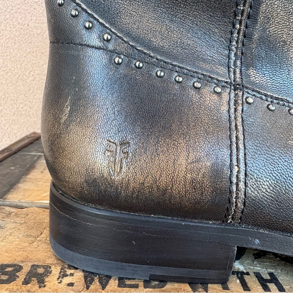 Frye Melissa Button Multi Stud Short Boot - image 3